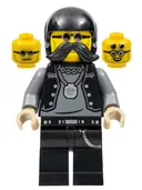 Minifigurka: CTY1485:  Lone Wolf Biker - Stuntz Driver