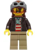Minifigurka: CTY1499:  Chuck D. Goldberg - Stuntz Driver