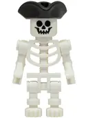 Minifigurka: CTY1501:  Skeleton - Stuntz, Black Pirate Tricorne, Bent Arms