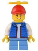 Minifigurka: CTY1504:  Billy - Blue Vest, Tiny Yellow Propeller