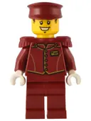 Minifigurka: CTY1505:  Tippy Dorman - Dark Red Uniform