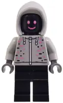 Minifigurka: CTY1805:  Robot World DJ - Light Bluish Gray Hoodie, Black Legs