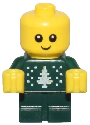 CTY1823:  Baby - Dark Green Holiday Sweater