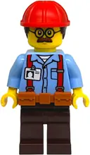 Minifigurka: CTY1906:  Ted Brickle