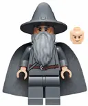 Minifigurka: DIM001:  Gandalf the Grey - Wizard / Witch Hat, Long Cheek Lines