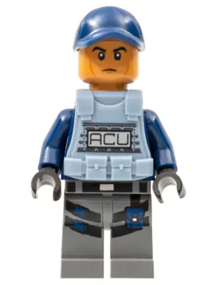 DIM004:  ACU Trooper - Vest, Cap, Male, Medium Nougat Head