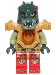 DIM013:  Cragger - Fire Chi, Heavy Armor, Pearl Gold Torso