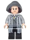 Minifigurka: DIM029:  Tina Goldstein - Light Bluish Gray Trench Coat, Hair with Hat