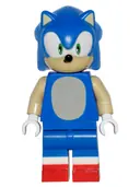 Minifigurka: DIM031:  Sonic the Hedgehog - Tan Face and Arms, Grin to Left