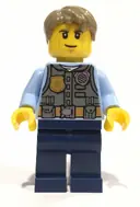 Minifigurka: DIM047:  Chase McCain - Bright Light Blue Arms