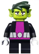 Minifigurka: DIM049:  Beast Boy - Lime Head, Short Legs