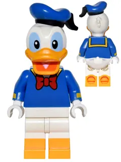 DIS010:  Donald Duck, Disney, Series 1 (Minifigure Only without Stand and Accessories)