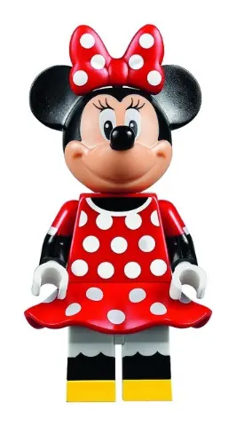 DIS020:  Minnie Mouse - Red Polka Dot Dress, Plastic Skirt