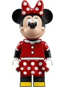 Minifigurka: DIS043:  Minnie Mouse - Red Polka Dot Skirt,