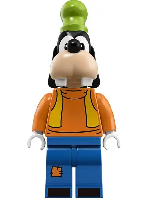 DIS044:  Goofy - Turtleneck Top and Bright Light Orange Vest