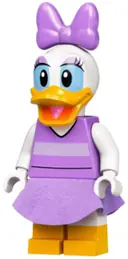 Minifigurka: DIS055:  Daisy Duck - Medium Lavender Top and Skirt