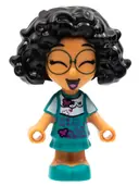 Minifigurka: DIS059:  Mirabel Madrigal - Micro Doll, Dark Green Glasses, Closed Eyes