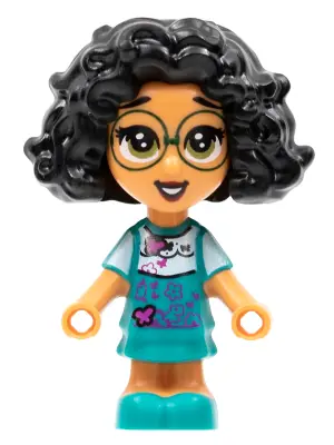 DIS060:  Mirabel Madrigal - Micro Doll, Dark Green Glasses, Open Eyes