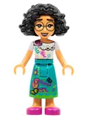 Minifigurka: DIS063:  Mirabel Madrigal - Dark Green Glasses