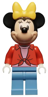 DIS073:  Minnie Mouse - Red Open Shirt
