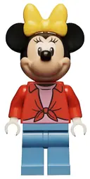 Minifigurka: DIS073:  Minnie Mouse - Red Open Shirt
