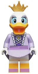 Minifigurka: DIS079:  Daisy Duck - Lavender Dress, Gold Crown