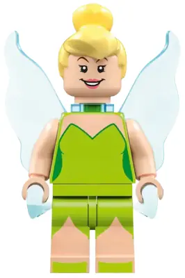 DIS086:  Tinker Bell - Minifigure, Trans-Light Blue Butterfly Wings