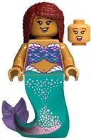 Minifigurka: DIS110:  Ariel, Mermaid (Medium Nougat) - Minifigure