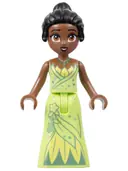 Minifigurka: DIS119:  Tiana - Metallic Pointed Necklace, Thin Hinge Skirt