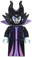 Minifigurka: DIS127:  Maleficent - Minifigure, Black and Medium Lavender Collar