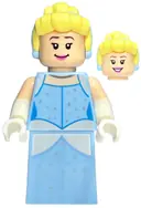 Minifigurka: DIS132:  Cinderella - Bright Light Blue Dress, White Gloves