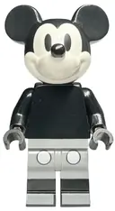 Minifigurka: DIS141:  Mickey Mouse - Vintage, Light Bluish Gray Shorts
