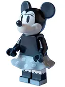 Minifigurka: DIS142:  Minnie Mouse - Vintage, Light Bluish Gray Skirt