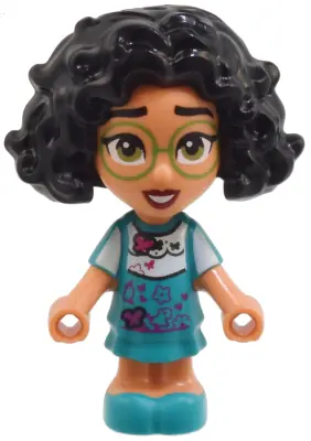 DIS173:  Mirabel Madrigal - Micro Doll, Bright Green Glasses, Open Eyes