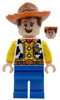 DIS185:  Woody - Plain Legs, Nougat Chin Dimple, Sheriff Star Badge