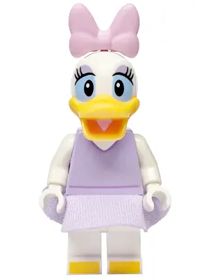 DIS187:  Daisy Duck - Lavender Top and Skirt, Bright Pink Bow