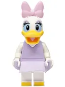 Minifigurka: DIS187:  Daisy Duck - Lavender Top and Skirt, Bright Pink Bow