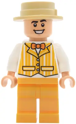 DIS198:  Dapper Dans Quartet Member - Bright Light Orange Suit