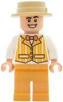 Minifigurka: DIS198:  Dapper Dans Quartet Member - Bright Light Orange Suit