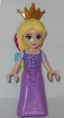 Minifigurka: DP006:  Rapunzel - Mini Doll, Magenta and Medium Azure Bows, Pearl Gold Tiara