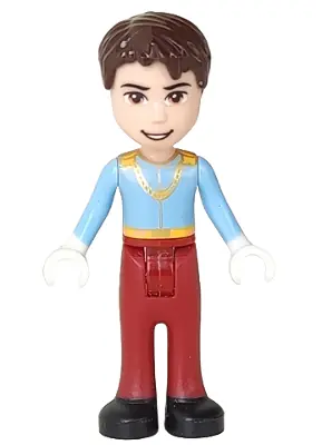 DP009:  Prince Charming - Mini Doll, Bright Light Blue Shirt