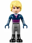 Minifigurka: DP020:  Kristoff - Dark Blue Top, Dark Bluish Gray Trousers, Black Boots