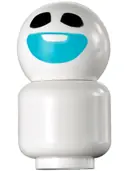 Minifigurka: DP021:  Snowgie - Medium Azure Smile, Minifigure Head Body