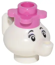 DP028:  Mrs. Potts - Dark Pink Flower