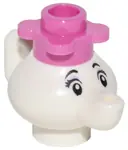 Minifigurka: DP028:  Mrs. Potts - Dark Pink Flower