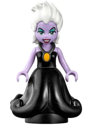 DP038:  Ursula (Lavender) - Mini Doll, Black Dress