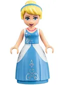 Minifigurka: DP039:  Cinderella - Medium Blue Ball Gown, Bright Light Yellow Hair