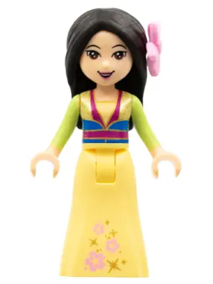 DP044:  Mulan - Full Length Dress, Flower