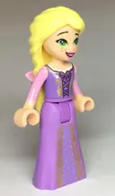 Minifigurka: DP061:  Rapunzel - Mini Doll, Bright Pink Flower