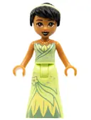 Minifigurka: DP065:  Tiana - Round Beaded Necklace, Thick Hinge Skirt, Hairband